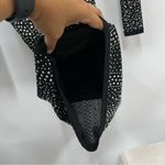 Windsor XS Black Silver Studded Long Sleeve Dress rhinestone bodycon mini Photo 9