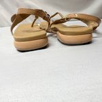 Miu Miu  Tan Sandals with Chain and Pearl Accent Photo 5