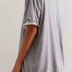 We The Free NEW Free People  Nina Tee - Heather grey - Large, XL Photo 0