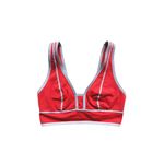 Free People FP Movement You’re A Peach Sports Bra Small Coral Red Athleisure Sporty Gym Photo 2