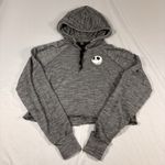 Disney Nightmare Before Christmas  Hoodie Sweatshirt Jack Skellington M  Cropped Photo 0