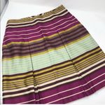 J. McLaughlin  multicolor stripe skirt 2 B9 Photo 6