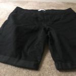 Pure Energy Women's Plus Black Denim Jean Shorts Zip Button Cuffed Size 24W Photo 0