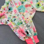 Women’s Sz: M Unique 21 Bright Colorful Floral Off The Shoulder Sheer Blouse. Pink Size M Photo 6