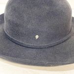 Helen Kaminski Felt Fedora Hat Black Skinny Bow Sydney Australia Photo 1
