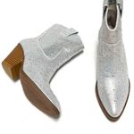 Forever Link Silver Rhinestone Cowboy Boot Photo 4