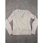 Athleta NWT  Recharge Sweatshirt Womens XS Cream Extra Small Photo 3