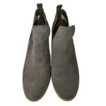 Toms  Women’s Gray Suede Kallie‎ Wedge Slip-on Bootie 9.5 Photo 3