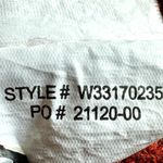 prAna Archer Sweater Mini Dress Cowl Neck Eyelet Ribbed Trim Amber Red XS Photo 3