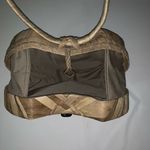 Handmade  Woven Palm Leaf Basket Purse Shoulder Bag Island Boho Tan Lined Photo 5