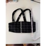 OFFLINE by Aerie Houndstooth Sports Bra Medium Support XS Athleisure Streetwear Black Photo 7