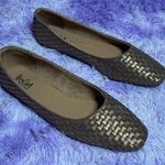 NEW Corkys Hey Girl Woven Bohemian Gold Womens Flats Rounded Slip On Flat Shoes Size 11 Photo 0