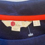 Boden Navy‎ Livia Velvet Striped Cuff Quarter Sleeve Sweatshirt Dress Size 4L Blue Photo 7