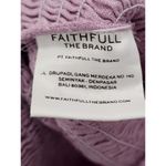 Faithfull the Brand Faithful the Brand Annibelis Linen Mini Dress Lilac Puff Sleeves Size Small Photo 7