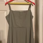 Show Me Your Mumu Lauren Tie Maxi Dress in Deep Sage Chiffon $148 NWT XXL Photo 8