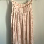 Kaitlyn Sleeveless Abstract Striped Flowy Boho Guaze Summer Tank Top Photo 6