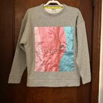 Stella McCartney x Adidas Grey Melange Metallic Crew Neck Sweatshirt Size S Photo 1