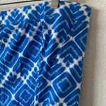 Denim & Co NWOT Printed Jersey Slim Straight Leg Pants Blue Size 4X Tall Photo 4