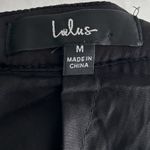 Lulus Lulu’s Sweetest Soiree Black and Pink Metallic Pleated Mini Dress Medium Photo 5