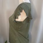 Time and Tru Women's Ruffle Sleeve Tank Green Photo 2