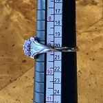 Rose de France Amethyst Sterling Silver Ring Size 9 Purple Photo 7
