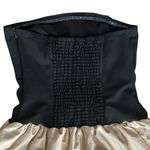 Anthropologie  Maeve Women’s Strapless Black Cream Bubble Shorts Romper Sz Medium Photo 6