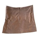 Free People Sparkly Rose Gold Mini Skirt Size 12 Photo 2