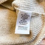 Lulus Lulu’s Waffle Knit Pullover Hooded Sweater in Tan XL Photo 3