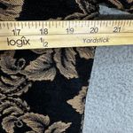 Coldwater Creek Brocade Jacket 10P Black Gold Baroque Floral Gothic Whimsigoth Photo 3