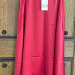 ZARA A-line Midi Satin Skirt  Size S Photo 1