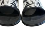 OluKai Slides Women’s Size 11 Black White Punua 'Olu Slip On Sandals Summer Photo 5