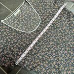 Natural Life Juliette Short Sleeve Midi Maxi Ditsy Floral Dress Gray Large Photo 10