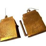 Money Game Camp Novelty Earrings Gold Photo 2