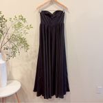 Fame and Partners The Ambrose Strapless Dress Gown in Black Size 2 NWT Photo 5