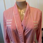 Vintage DAVID BROWN medium Robe Belted made in USA striped long sleeve pockets Photo 5