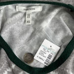 Maurice's New Sweater Size XS Front Knot Raglan Sleeve Gray Green Top Shirt Photo 4