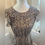 Animal Print Tiered Ruffled Maxi Dress Large Unleash Your Inner Glam Photo 10