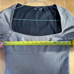 ZARA  Women's Plaid Brown Dress Long Sleeve Short Square Neck Zip Size Medium Photo 5