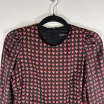 ZARA  Red Black Heart‎ Print Long Sleeves Romper Women's Size XS Photo 1