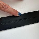 Chico's  Womens Black Leather and Silver Belt, Size L Photo 4