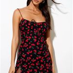 Motel Rocks Motel Famala Mini Dress In Cherries Black Size XXL NWT MSRP $54 Photo 2