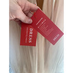 Nude Blush Tulle Corset Maxi Dress Sheer Wedding Prom Gala Coquette Romantic 2 Pink Size XS Photo 5