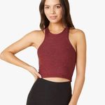 Beyond Yoga  High Neck Red Top Photo 0