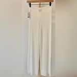 Wild Fable  Pointelle‎ Wide Leg Pants Off White - Small Photo 1