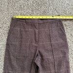 Rebecca Taylor La Vie red & black plaid straight leg dress pants size 26 Photo 9