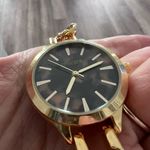 Chico’s Tortoise Face Gold Tone Chunky Chain Link Watch‎ Brown Photo 5