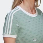 Adidas Originals x Disney Stitch SS22 T Shirt Women's Light Green XS Photo 1