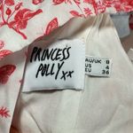 Princess Polly  Juliette Bustier Womens White‎ Pink Floral Cropped Bustier Size 4 Photo 5
