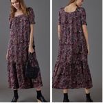 Anthropologie  Maeve Lisabetta Maxi Dress Sz M Photo 1