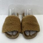 Jenni Kayne Shoes Size 36 US 6 Shearling Slide Sandal Beige Comfort SlipOn Flats Photo 3